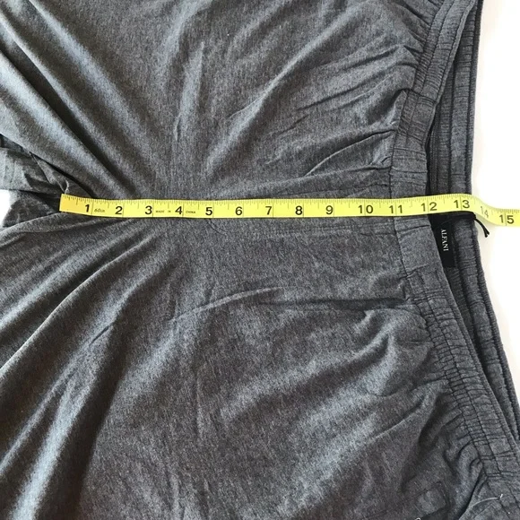 New Alfani Sleep Pajama Pants Men's size XXL Charcoal Gray w/Pockets Drawstring - Picture 15 of 16